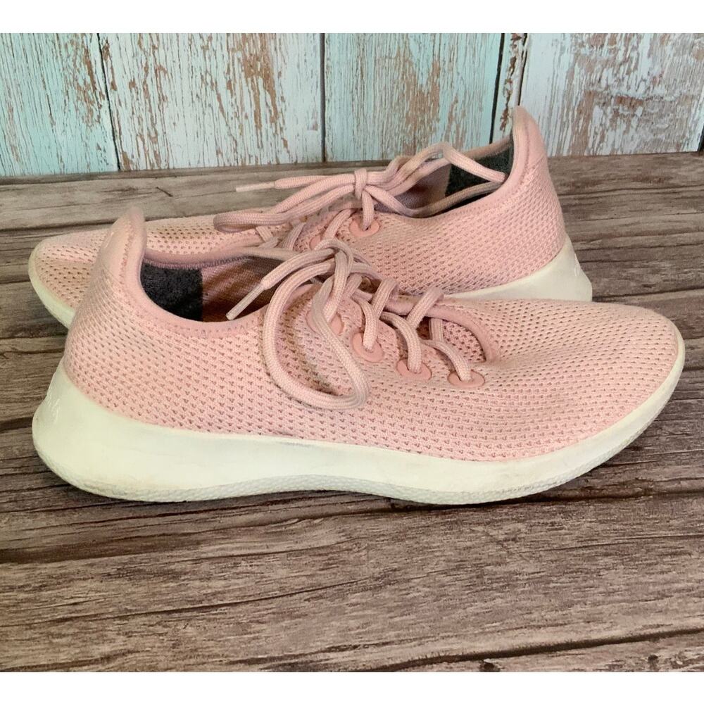 Allbirds Womens Pink Fabric Tennis Shoes Size 9 Runners Sneakers